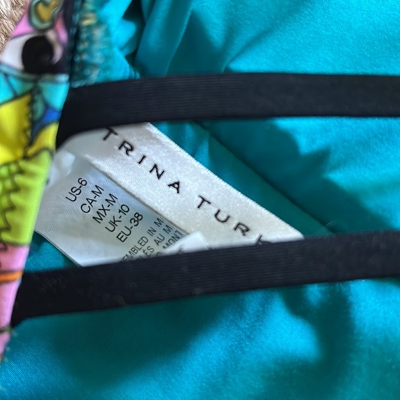 Trina Turk Keyhole One-piece Bathingsuit - Picture 3 of 4